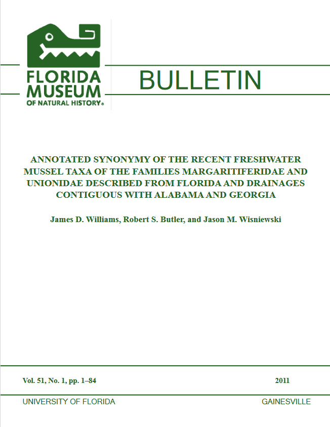 Journal cover with text and Florida Museum logo